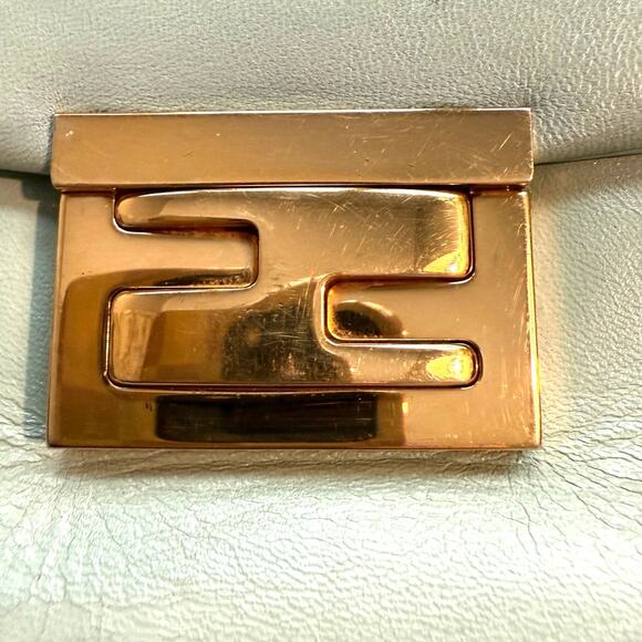 Fendi Leather Mini Be Baguette Bag - Picture 8 of 12